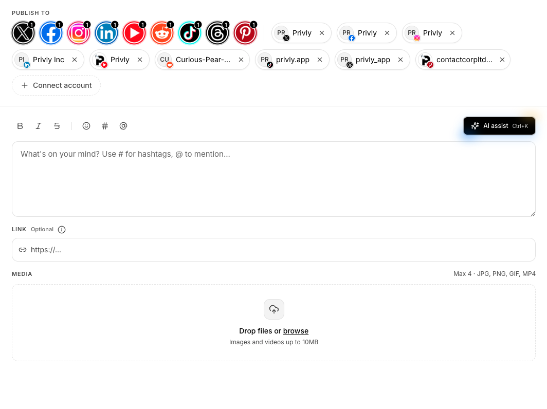 Cross-platform publishing workflow